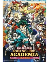 Boku No Hero Academia Season 1-6 (VOL.1-138 End) + 3 Movies Dvd Ship From Usa - $56.79