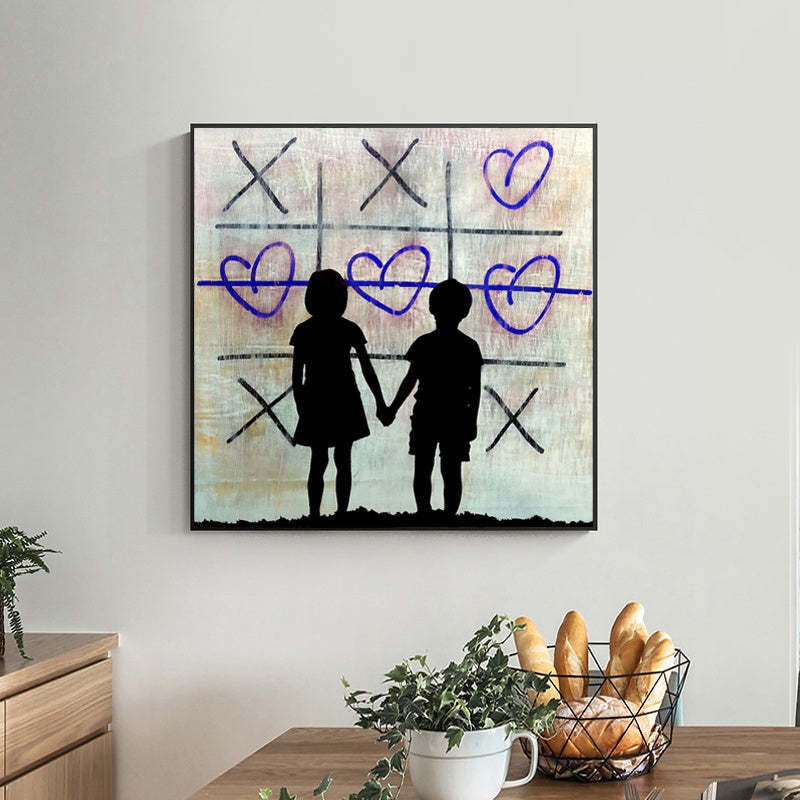 Canvas Painting Street Art Love Poster Wall Art Decoration Painting Livi... - $2.75+
