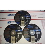 3pc Norton 89097 Aluminum Oxide Metal Cut Off Wheel 7&quot; x ⅛&quot; x DM-⅝&quot; Circ... - $760.08 MXN