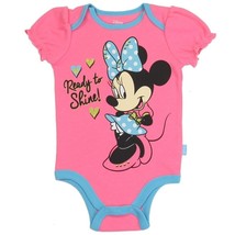 Disney Minnie Mouse Ready To Shine Baby Girls Bodysuit 12M BRAND NEW! - £7.04 GBP