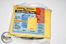 Kwik Tek Dry Pak Roll Top Dry Gear Bag,12.5&quot; X 28&quot;, Yellow P/N Wb-7 New - £40.54 GBP