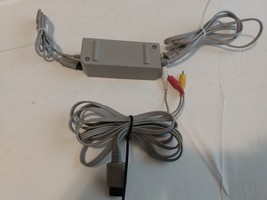 Original OEM NINTENDO Wii Power Cord AC ADAPTER and AV CABLES RVL-002  R... - $27.07