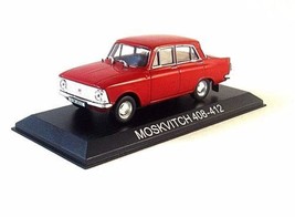 MOSKVITCH 408-412, RED ALTAYA 1/43 DIECAST CAR COLLECTOR&#39;S MODEL, NEW - £23.59 GBP