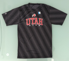 NCAA Utah Utes Youth Torpedo Short Sleeve Tee Large Black/Carbon Sz L - $11.88