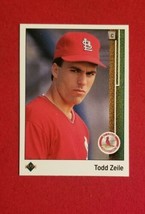 1989 Upper Deck Todd Zeile ROOKIE RC #754 High Series FREE SHIPPING - $1.79