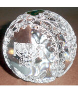 Pittsburgh Pirates Baseball Waterford Crystal Sports Paperweight 3" New ... - $68.90