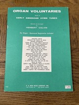 Organ Voluntaries Early American Hymn Tunes Song Book - £57.62 GBP