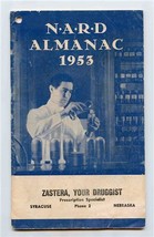 N A R D Almanac 1953 Zastera, Your Druggist Syracuse Nebraska - £14.20 GBP