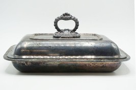 Silverplated EPNS Lidded Handled Tureen Entree Dish / Serving Dish - $34.64