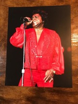 Vintage James Brown Godfather Of Soul 8x10 Glossy Photo Singing - $8.00