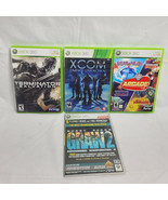 Xbox 360 Lot 3 XCOM + Terminator Salvation + PopCap Arcade + Apr 07 Demo... - $36.95