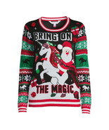 No Boundaries Junior&#39;s Christmas Sweater Size M (7-9) Multicolor - $289.13 MXN