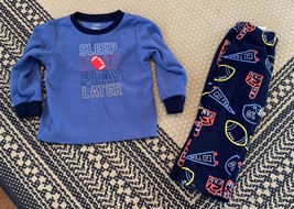 Toddler Boy Carter’s Sports Pajama Set Size 2t - £6.99 GBP