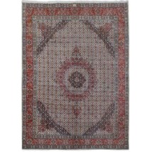 Vintage 10x13 Authentic Hand-knotted Signed Moud Rug B-81319 - £2,345.23 GBP