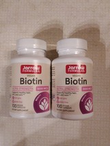 jarrow formulas vegan biotin ultra strength 5000 mcg getting 2 bottles e... - $22.80