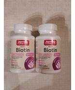 jarrow formulas vegan biotin ultra strength 5000 mcg getting 2 bottles exp 06/25 - $22.80