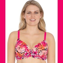 No Boundaries Junior’s T-Shirt Bra Size 36B Floral Summer Sexy Pink Wing Lace - £7.98 GBP