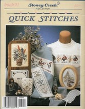 Quick Stitches in Counted Cross Stitch Stoney Creek Book 91 1st Printing 1991 - $6.42
