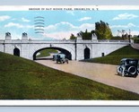 Cars Under Bay Ridge Park Bridge Brooklyn New York NY WB Postcard K14 - $2.92