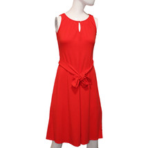 Lands&#39; End Women&#39;s XXS (0) Petite Sleeveless Keyhole Dress, Bright Tomat... - £19.98 GBP