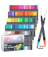 Wanmu 100 Colors Dual Tip Watercolor Paint Markers Brush Fine Tip Set - €12,86 EUR Wanmu 100 Colors Dual Tip Watercolor Paint Markers Brush Fine Tip Set - €12,86 EUR