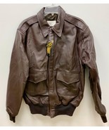 GENUINE 1992 AIR FORCE USFA FLYERS MEN&#39;S LEATHER TYPE A-2 FLIGHT JACKET ... - $523.45 CAD