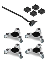 VEVOR Furniture Dolly 440 LBS 3 Wheel 6.3 &quot; Tri-dolly Carbon Steel Panel - €19,62 EUR