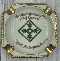 Ashtray Gerold Porzellan Porcelain from Bavaria West Germany Gold Trim I... - $29.99