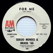 Sergio Mendes &amp; Basil &#39;66 - For Me / Gente (99 Lollipops) [7&quot; 45 rpm Promo] - £8.97 GBP