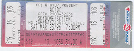 AC/DC 1996 Full Ticket Stub Toronto Skydome CPI Q107 ACDC Angus Young Metal - £15.74 GBP