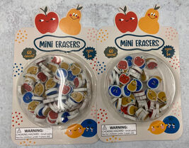 Made for Retail Fruit Mini Erasers Math Counters School Supply 120 Count - $235.91 MXN