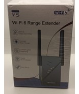 Wifi 6 Extender High Power Range Extender Model Y5 Boosts 5G Black - $41.61 CAD