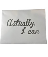 Canvas Wall Art Actually, I Can Phrase Words White Silver 14 x 11 Boxed ... - £11.38 GBP