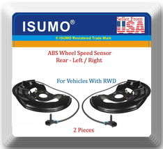 2 x OE Spec ABS Wheel Speed Sensor Front Left/Right Fits: Astro Safari 1... - £62.20 GBP