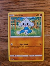 Pokemon TCG Rebel Clash Card | Meditite 097/192 Common - £1.48 GBP