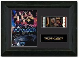 Star Trek: Voyager 35 mm Film Cell Display Stunning Framed Cast Signed L@@K - £14.05 GBP