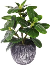 Real Touch Artificial Oak Leaves Artificial Potted Plants Waterproof Fake Plants - £26.76 GBP