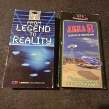 UFO Chronicles Area 51 Secrets of Dreamland &amp; Part 1 From Legend to Real... - $14.50