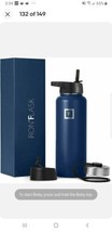 Iron Flask Sports Water Bottle,  3 Lids (Straw Lid), Leak Proof, Thermo Mug - £19.78 GBP