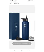 Iron Flask Sports Water Bottle,  3 Lids (Straw Lid), Leak Proof, Thermo Mug - £19.46 GBP