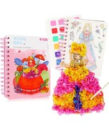 3 in 1 DIY Cute Creative Puzzle Puncture Painting Craft Kit Princess Dre... - £26.70 GBP