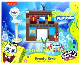 Snap &amp; Switch SpongeBob Squarepants Krusty Krab Construction Set 95 Pieces New - $24.99