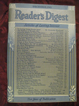 Reader&#39;s Digest December 1942 Jacob A. Riis Alexander Woollcott Lincoln Steffens - £6.39 GBP