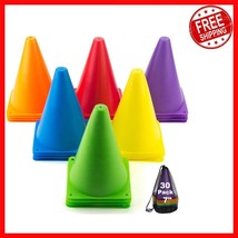 Multipurpose 30 Pack Colored Agility Cones for Soccer, Football, and Kid... - $539.91 MXN