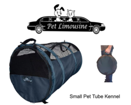 Pet Tube Soft Car Crate Small Kennel The Safe Dog and Cat Travel Mobile Home Pet - £22.41 GBP