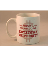 Coffee Mug - Kutztown University - White Ceramic - Preowned - $7.24