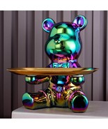 Ceramic Holograph Rainbow Little Bear Piggy Bank Butler - Gift Idea - $34.99