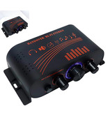ak170 audio power amplifier dual channel hifi stereo audio amplifier with led li - $6.69