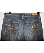 Seven7 Blue Denim Cotton/Spandex Flare Leg Jeans - Women&#39;s Size 27 - £12.09 GBP