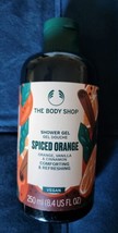 The Body Shop SPICED ORANGE Shower Gel 8.4oz NIP  - $12.19